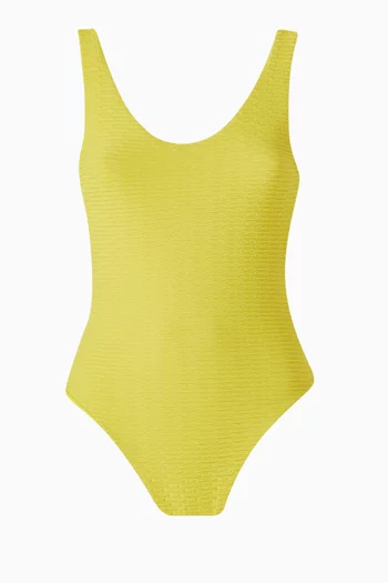 Contour Jacquard One-piece Swimsuit