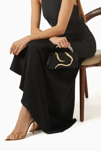 Aura Top-handle Bag in Satin