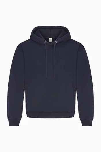Drawstring Hoodie in Cotton-fleece