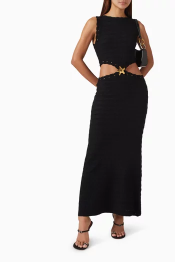 Risha Cut-out Dress in Viscose Blend