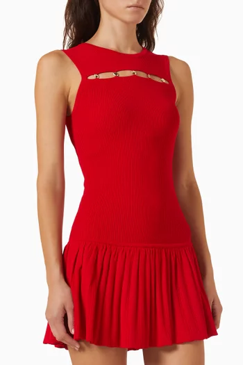 Rossi Knit Mini Dress in Viscose Blend