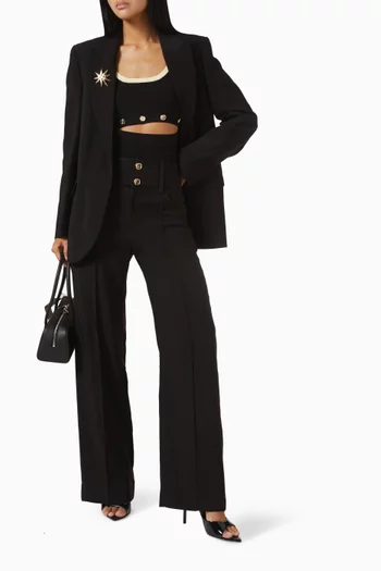 Mijila Cut-out Top in Viscose Blend