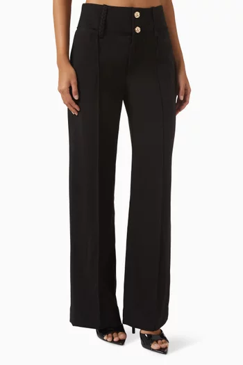 Paixos Wide-leg Pants in Tencel Blend