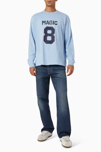 Long-sleeve Football T-shirt in Cotton