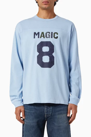 Long-sleeve Football T-shirt in Cotton