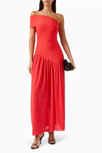 Jesselle One-shoulder Gown