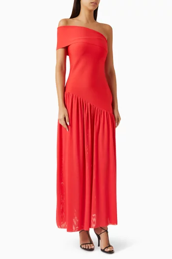 Jesselle One-shoulder Gown