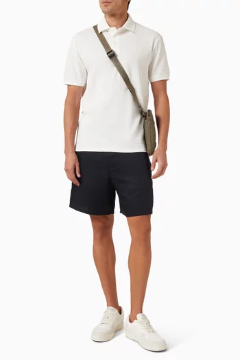 EA Text Logo Polo Shirt in Cotton
