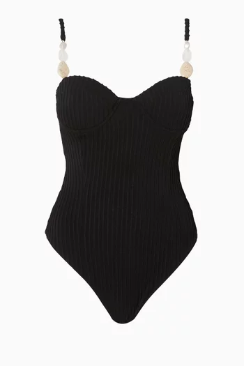 Mare Pearl-strap One-piece Swimsuit