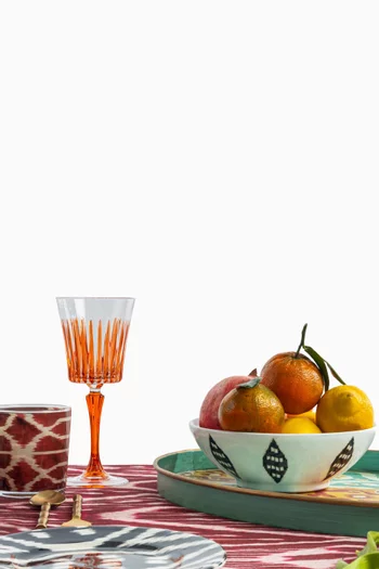 Murano Crystal Wine Glasses, Set of 4
