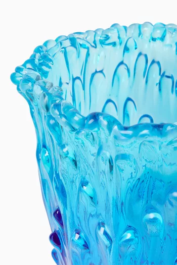 Sculpted Vase in Glass