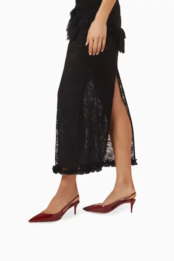 Miss Z 60 Slingback Pumps in Patent Leather