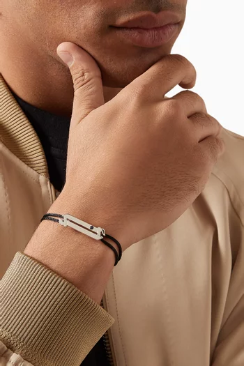 Arabic Letter "Alef" Bracelet in Sterling Silver