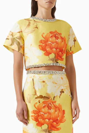 Indie Embellished Crop Top