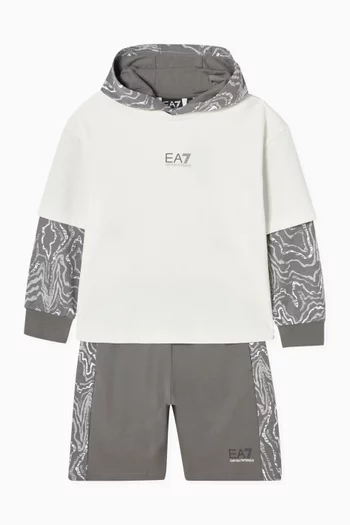 EA7 Logo Hoodie