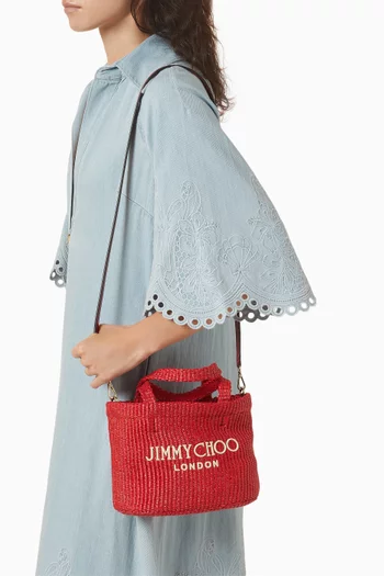 Mini Beach Tote Bag in Raffia