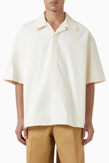 Boxy Shirt in Cotton Poplin