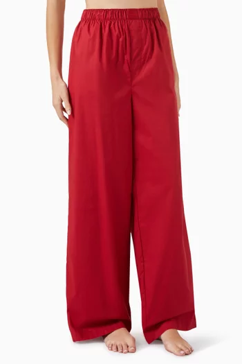 Pyjama Pants in Cotton Poplin