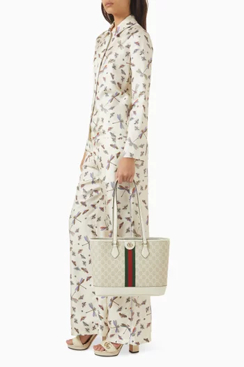 Medium Ophidia Tote Bag in GG Monogram