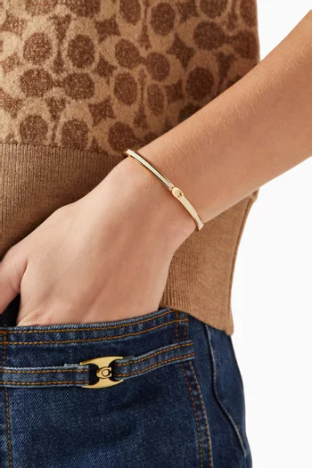 Enamel C Boxed Bangle