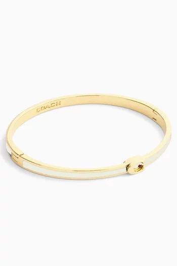 Enamel C Boxed Bangle