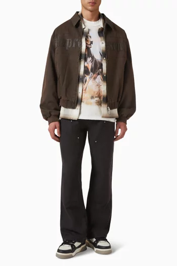 Roscoe Bomber Jacket in Cotton Canvas