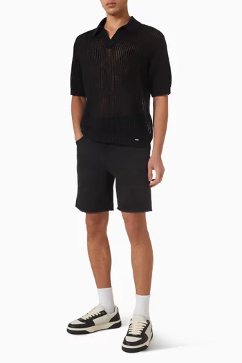 Beverly Open-Knit Polo