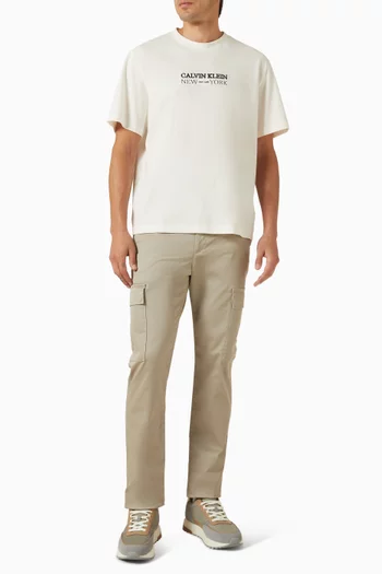 Graphic-print T-shirt in Cotton