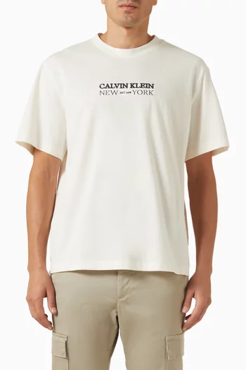 Graphic-print T-shirt in Cotton