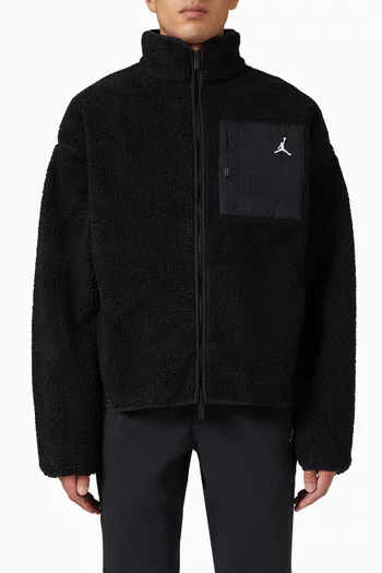 Mountainside Zip Jacket in Faux Fur