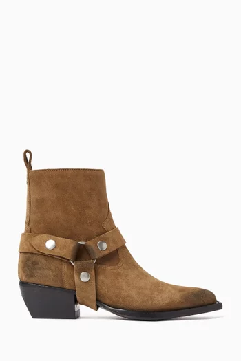 Debbie Boots in Suede