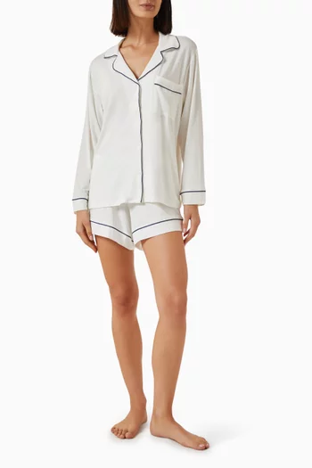 Gisele Long Sleeve Short PJ Set in TENCEL™ Modal