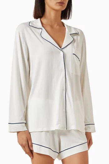 Gisele Long Sleeve Short PJ Set in TENCEL™ Modal