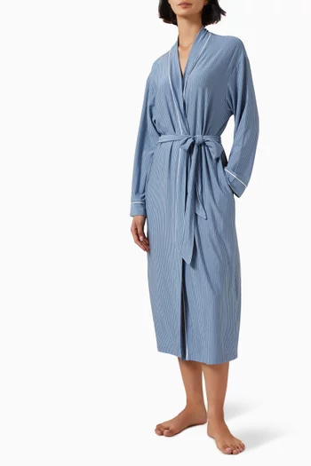 Gisele Stripe Long Robe