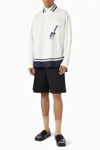 Le Hoodie Torneo in Cotton Fleece