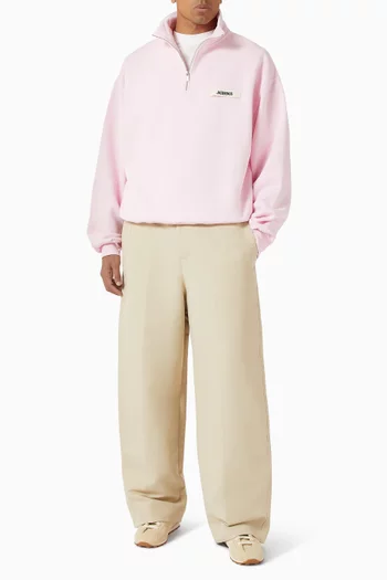 Le Camionneur Grosgrain Sweatshirt in Cotton