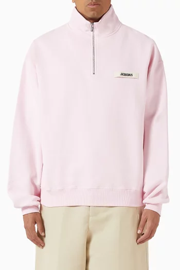 Le Camionneur Grosgrain Sweatshirt in Cotton