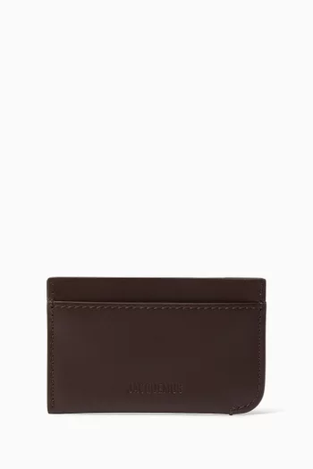 Le Porte Curvo Card Holder in Leather