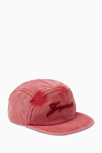 The Gardian Baseball Cap in Denim