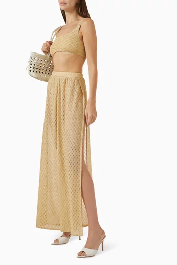 Beach Zig-zag Cover-up Pants