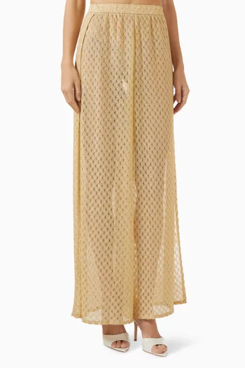 Beach Zig-zag Cover-up Pants