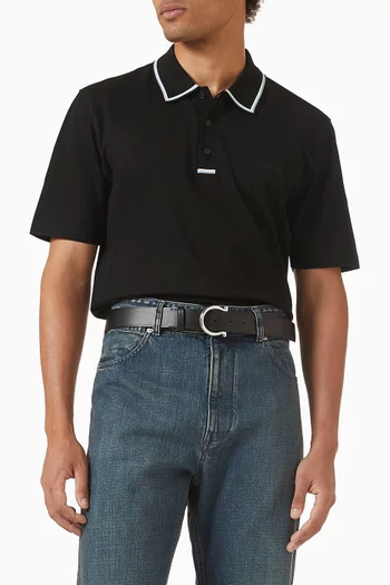 Single Gancio Buckle Belt in Leather