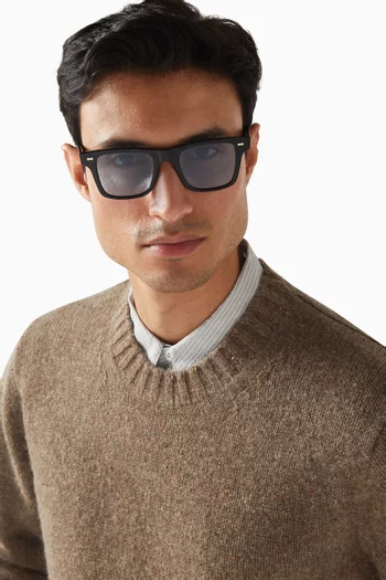 Denim Eco Sunglasses in Bio-acetate