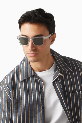 Denim Eco Sunglasses in Bio-acetate