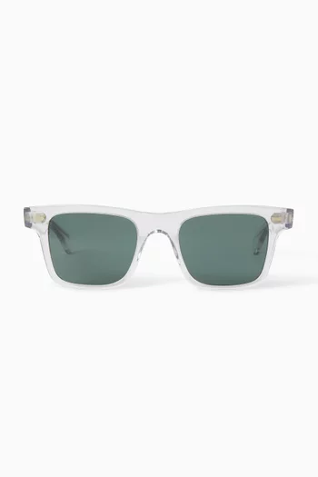 Denim Eco Sunglasses in Bio-acetate