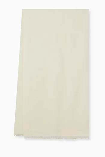 Gancini Scarf in Wool-silk
