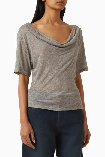 Madeo Cowl Neck T-shirt