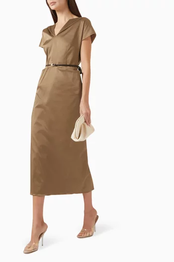 Belted Midi Dress