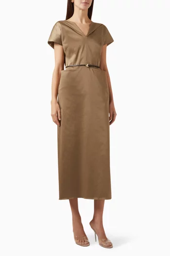 Belted Midi Dress