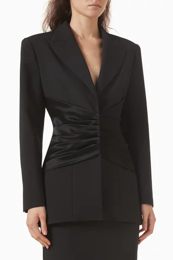 Yasmine Gathered Blazer